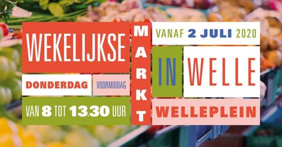 Morgen eerste markt in Welle