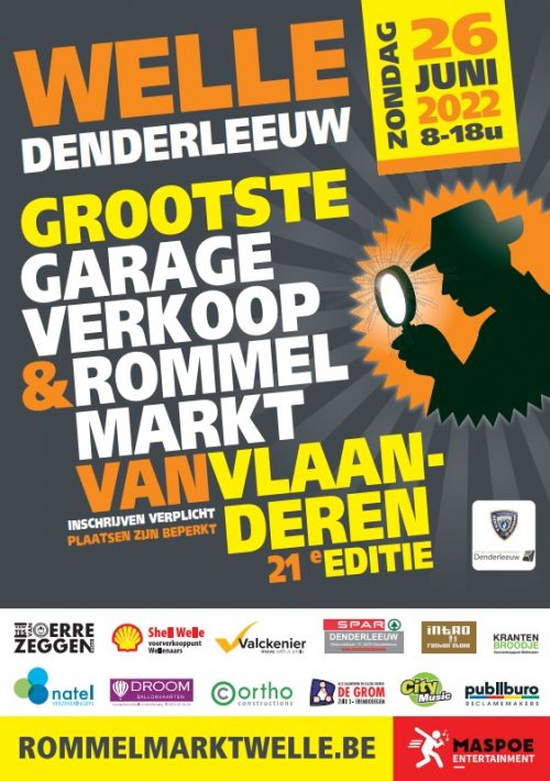 vzw MASPOE organiseert 21ste Rommelmarkt Welle