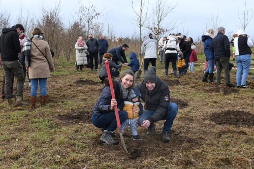 Geboortebos breidt uit met 125 nieuwe aanplantingen