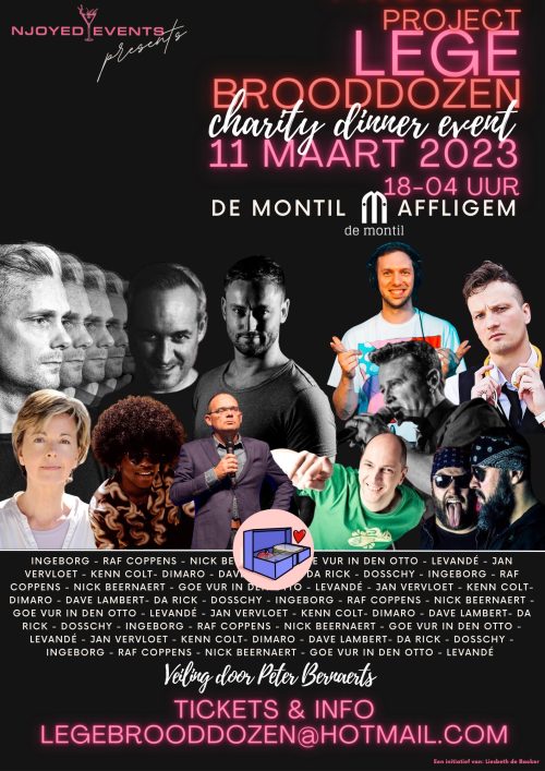 Project Lege Brooddozen, charity event op 11 maart